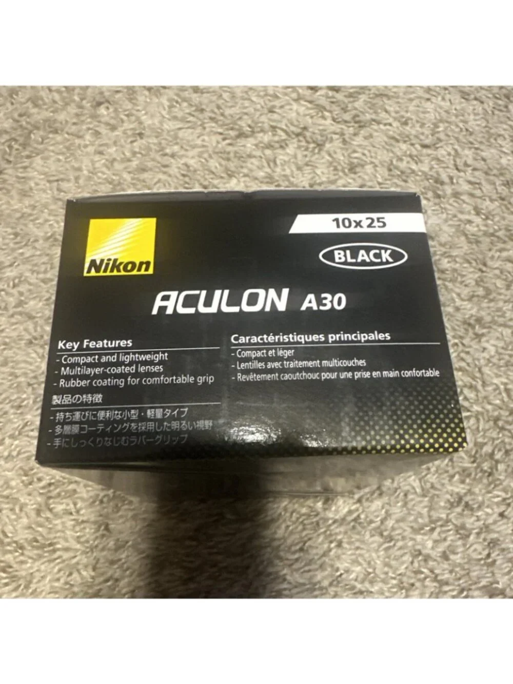Nikon ACULON A30 Binoculars - 10x25 Black New